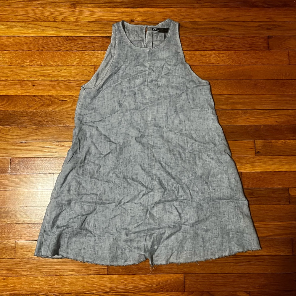NWT Zara linen dress with pockets